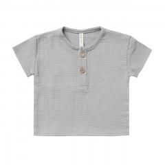 SALE30%OFFQuincy Mae WOVEN HENRY TOP PERIWINKLE 󥷡 ᥤ Ρ顼ġʥڥꥦ󥯥