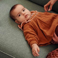 Louise Misha Baby Blouse Comette Caramel ルイーズミーシャ 長袖ブラウス（キャラメル）