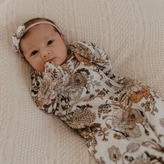LUNA'S TREASURES GOLDIE BLOOMS KNOTTED NEWBORN GOWN ルナズ トレジャーズ ニューボーンガウン（ゴールディブルームス）