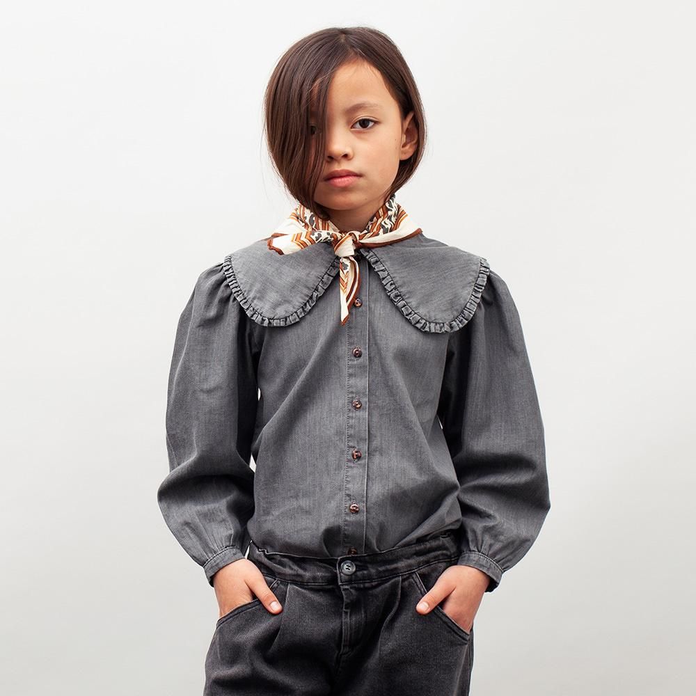 tocoto vintage DENIM BLOUSE BLACK トコト ヴィンテージ デニムブラウス（ブラック）