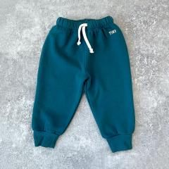 【SALE】tinycottons SOLID BABY SWEATPANT stormy blue タイニーコットンズ スウェットロングパンツ（ストーミーブルー）
