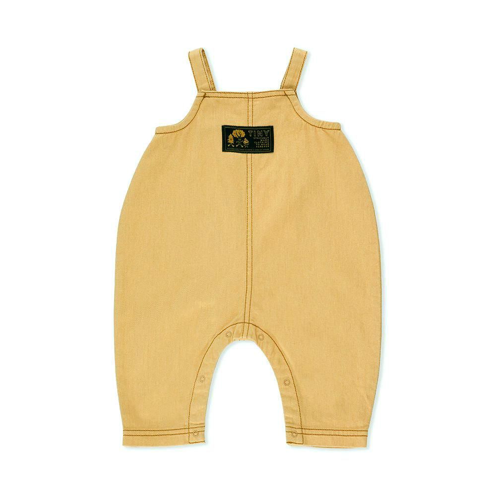 【SALE30%OFF】tinycottons SOLID DUNGAREE toffee タイニーコットンズ オーバーオール（トフィー） -  インポート 輸入 ベビー服 子供服 出産祝い 通販 | vivid LIFE