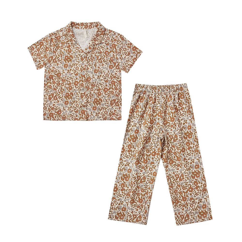 SALE40%OFF】Rylee + Cru GIRLS PAJAMA SET BLOOM BEIGE ライリー