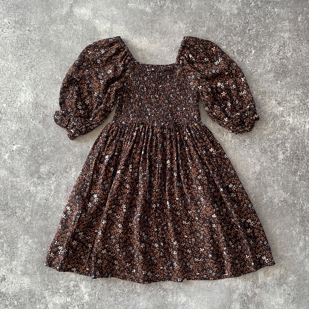 SALE30%OFF】Rylee + Cru ADELAIDE DRESS WINTER BLOOM VINTAGE-BLACK