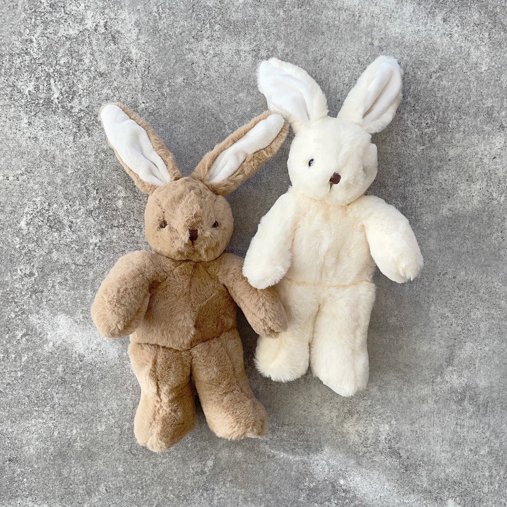 Les Petites Maries MODESTE le lapin pantin beige レ・プティット・マリー ラパン うさぎのぬいぐるみ（ベージュ）  - インポート 輸入 ベビー服 子供服 出産祝い 通販 | vivid LIFE