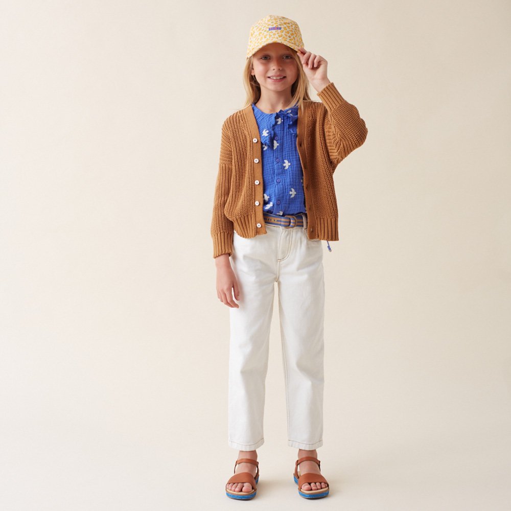 SALE40%OFF】tinycottons SOLID CARDIGAN almond ニットカーディガン（アルモンド） - インポート 輸入  ベビー服 子供服 出産祝い 通販 | vivid LIFE