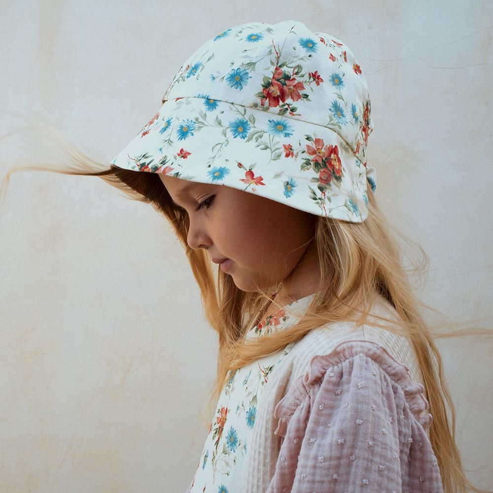 Popelin Mod.35.3 Floral hat ポペリン ハット（フローラル）