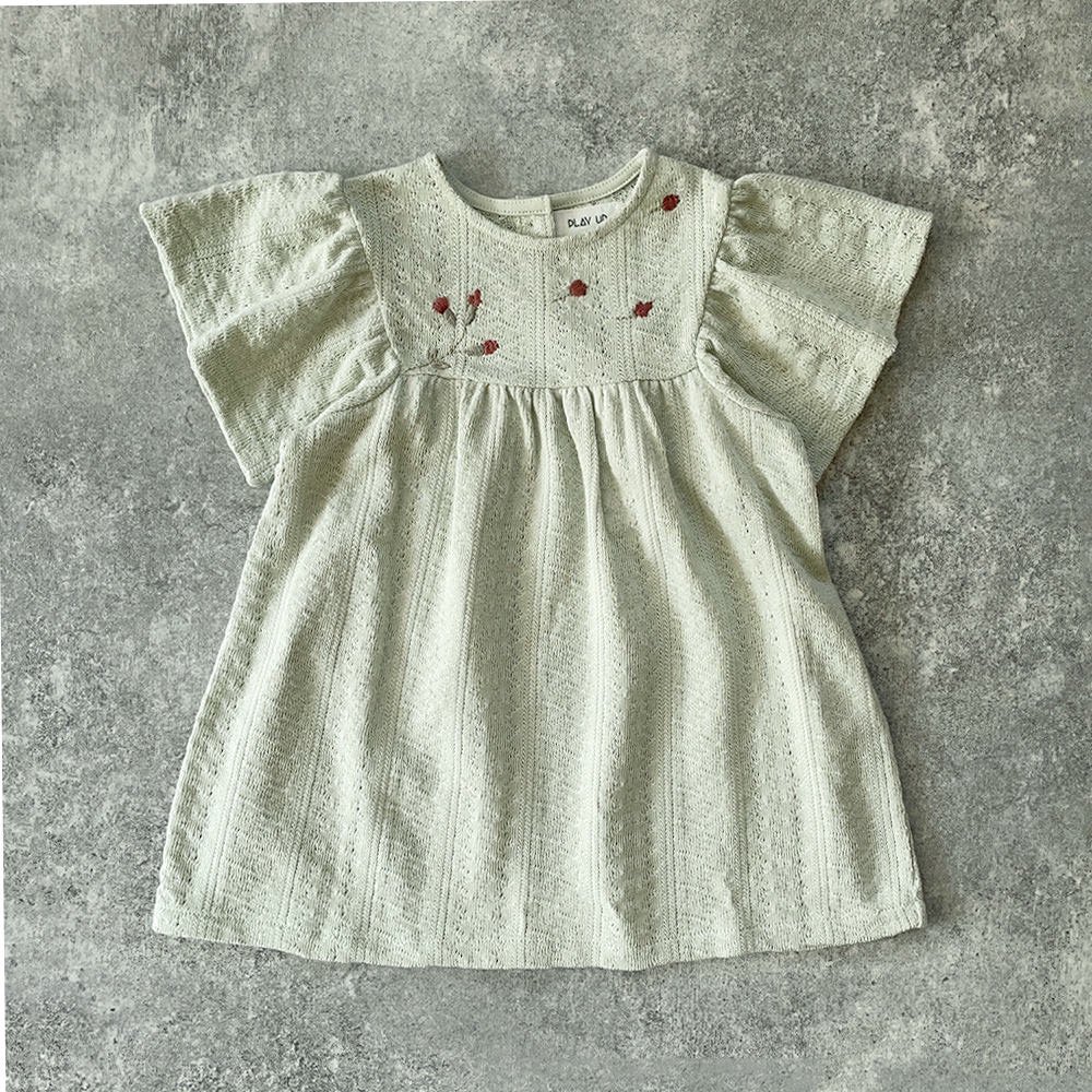 SALE20%OFF】Play Up Baby Girl Dress プレイアップ 半袖刺繍