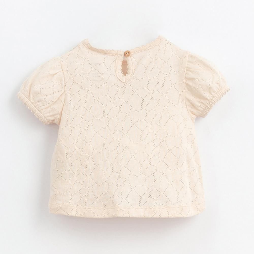 【SALE20%OFF】Play Up Baby Girl T-shirt プレイアップ 針抜き半袖カットソー（アイボリー） - インポート 輸入  ベビー服 子供服 出産祝い 通販 | vivid LIFE
