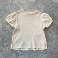 【SALE30%OFF】Play Up Baby Girl T-shirt プレイアップ 針抜き半袖カットソー（アイボリー）