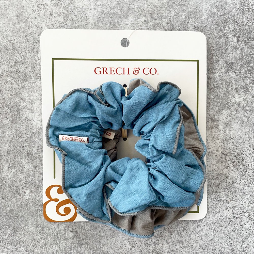 Grech & Co. HAIR SCRUNCHIE SET LAGUNA+BOG グレッチアンドコー シュシュ2点セット（ラグナ+ボグ） -  インポート 輸入 ベビー服 子供服 出産祝い 通販 | vivid LIFE