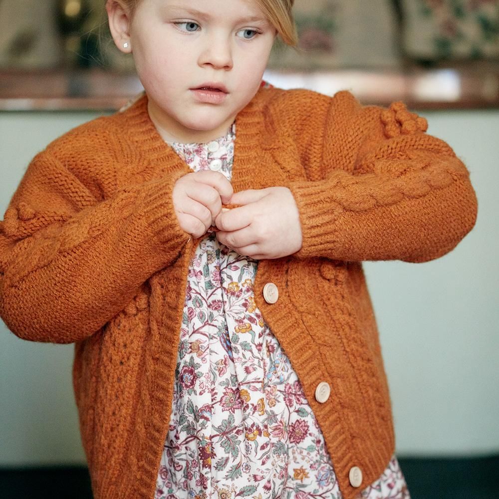 Louise Misha Baby Cardigan Sookie Cinnamon ルイーズミーシャ ニットカーディガン（シナモン）