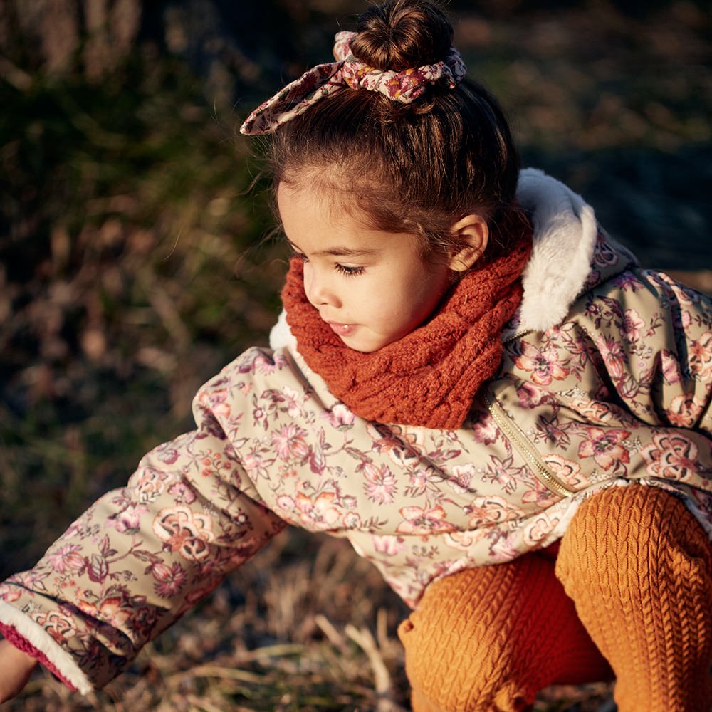 Louise Misha Reversible Coat Felvet Khaki Tropical Loon ルイーズミーシャ  リバーシブルコート（カーキトロピカルルーン） - インポート 輸入 ベビー服 子供服 出産祝い 通販 | vivid LIFE