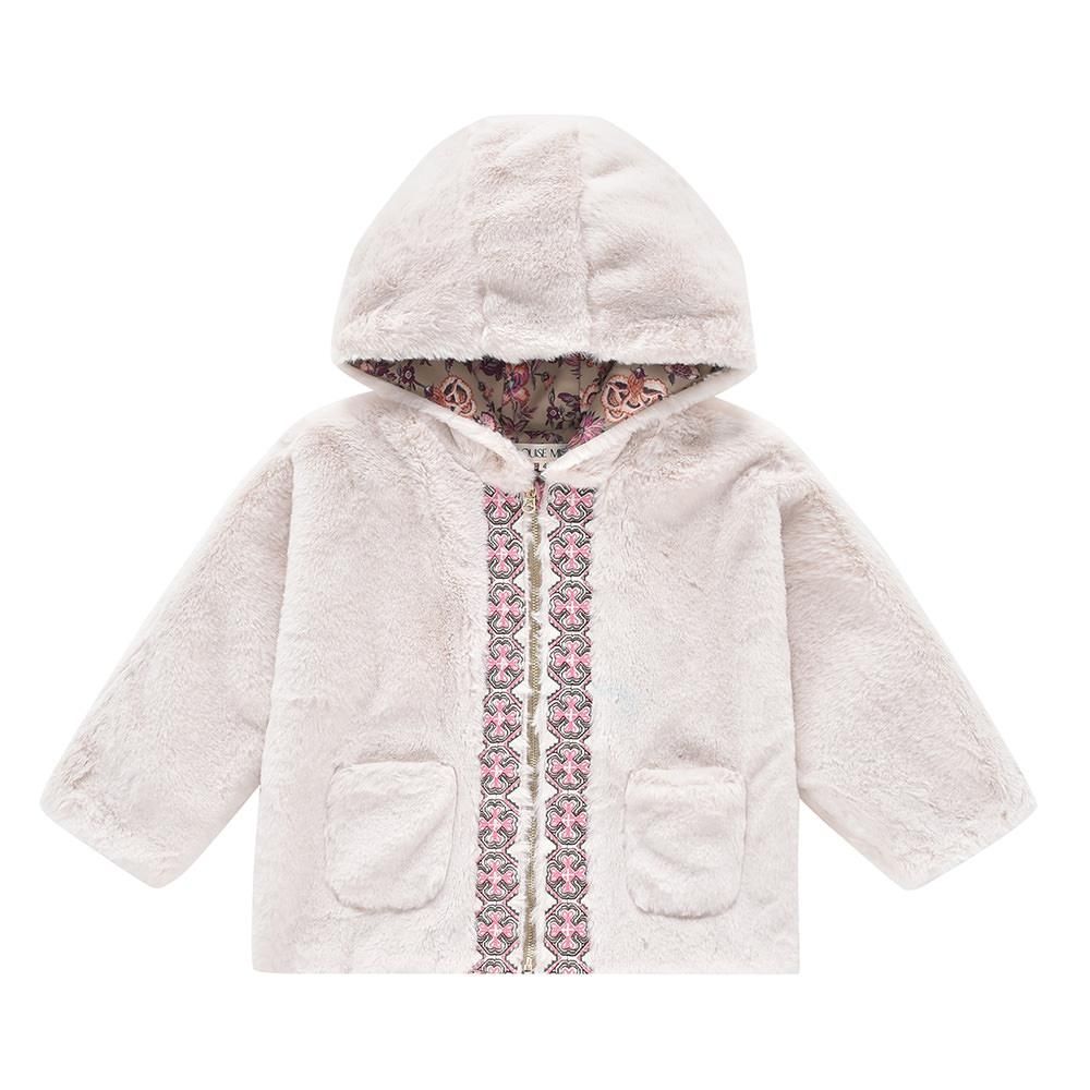 SALE】Louise Misha Reversible Coat Felvet Khaki Tropical