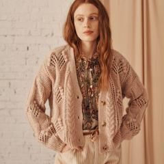 【SALE】Louise Misha Cardigan Sama Blush ルイーズミーシャ ニットカーディガン（ブラッシュ）