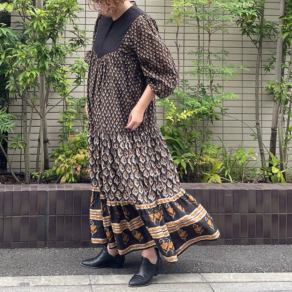 【SALE20%OFF】Louise Misha Dress Gypsy Cinnamon Tree of Life ルイーズミーシャ  長袖ワンピース（シナモンツリーオブライフ） - インポート 輸入 ベビー服 子供服 出産祝い 通販 | vivid LIFE