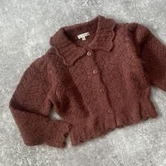 Noralee POINTELLE CARDIGAN WINE Υ꡼ ݥơĹµǥʥ磻
