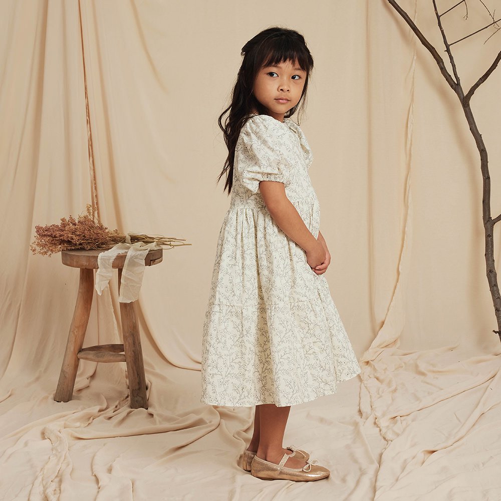 Noralee CHLOE DRESS FRENCH TOILE ノラリー フレンチトワル柄半袖