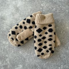 Rockahula Kids Cheetah Knitted Mittens LEOPARD ロッカフラキッズ ニットミトン（レオパード）