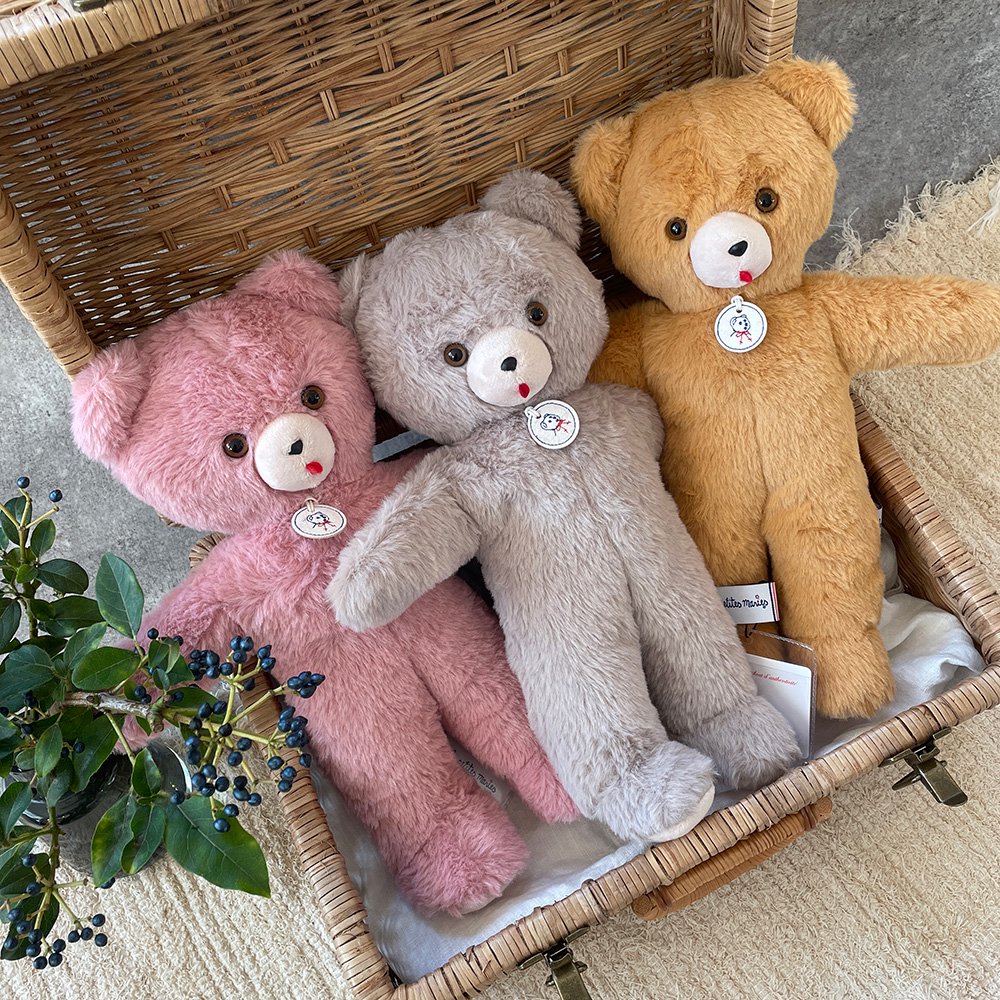 限定】Les Petites Maries Ours Toinou OLD ROSE JP Limited レ・プティット・マリー トワヌー（オールドローズ）  - インポート 輸入 ベビー服 子供服 出産祝い 通販 | vivid LIFE