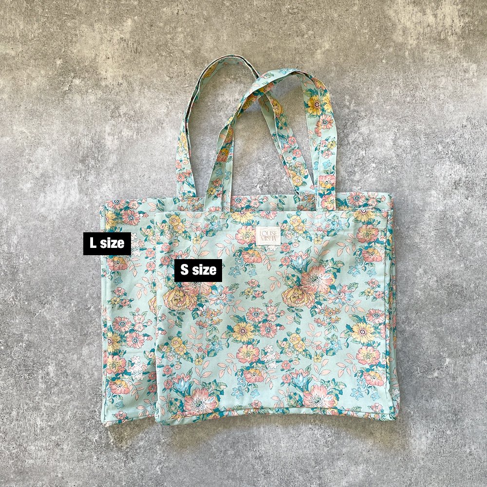 Louise Misha Tote Bag Beverly Cream Indian Flowers ルイーズミーシャ トートバッグ  Sサイズ（クリームインディアンフラワーズ） - インポート 輸入 ベビー服 子供服 出産祝い 通販 | vivid LIFE