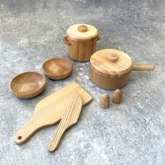 Lemi toys Kitchenware レミ トイズ 木製キッチンツールセット
