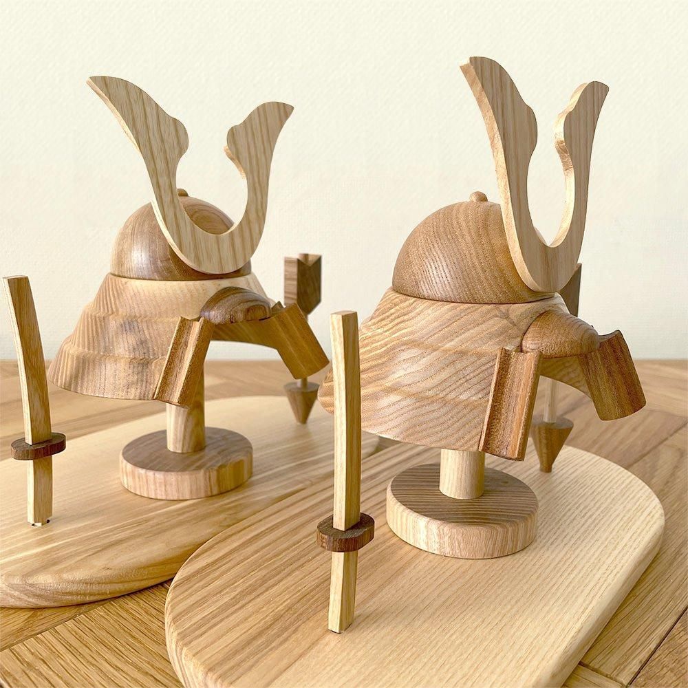 KAHO Decor カホデコール 木製兜セット - インポート 輸入 KAHO Decor カホデコール 木製兜セット - インポート 輸入