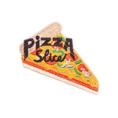 Mokuyobi Pizza Slice Patch モクヨウビ アイロンワッペン（ピザスライス）