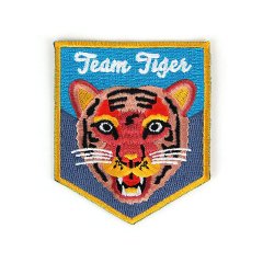 Mokuyobi Team Tiger Patch モクヨウビ アイロンワッペン（チームタイガー）