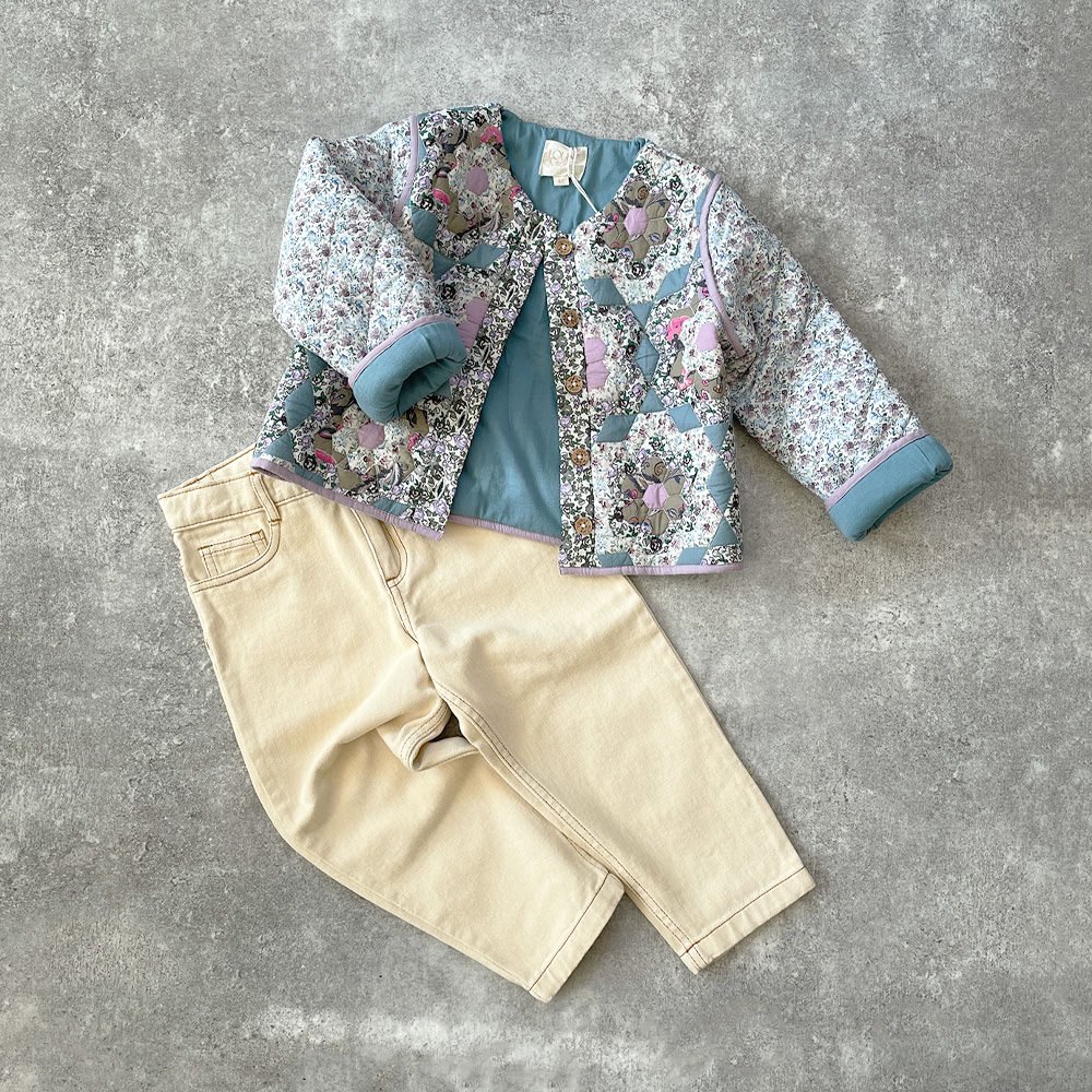 SALE20%OFF】Louise Misha JACKET AMALINA MULTICO FLOWER PATCH ルイーズミーシャ 中綿ジャケット（マルチカラーフラワーパッチ）  - インポート 輸入 ベビー服 子供服 出産祝い 通販 | vivid LIFE