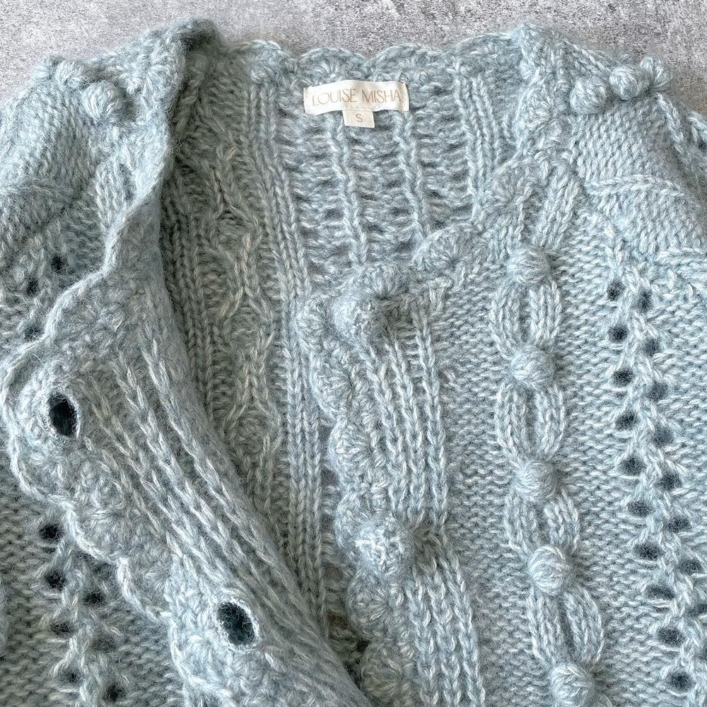 SALE30%OFF】Louise Misha CARDIGAN SANKARA MINERAL BLUE