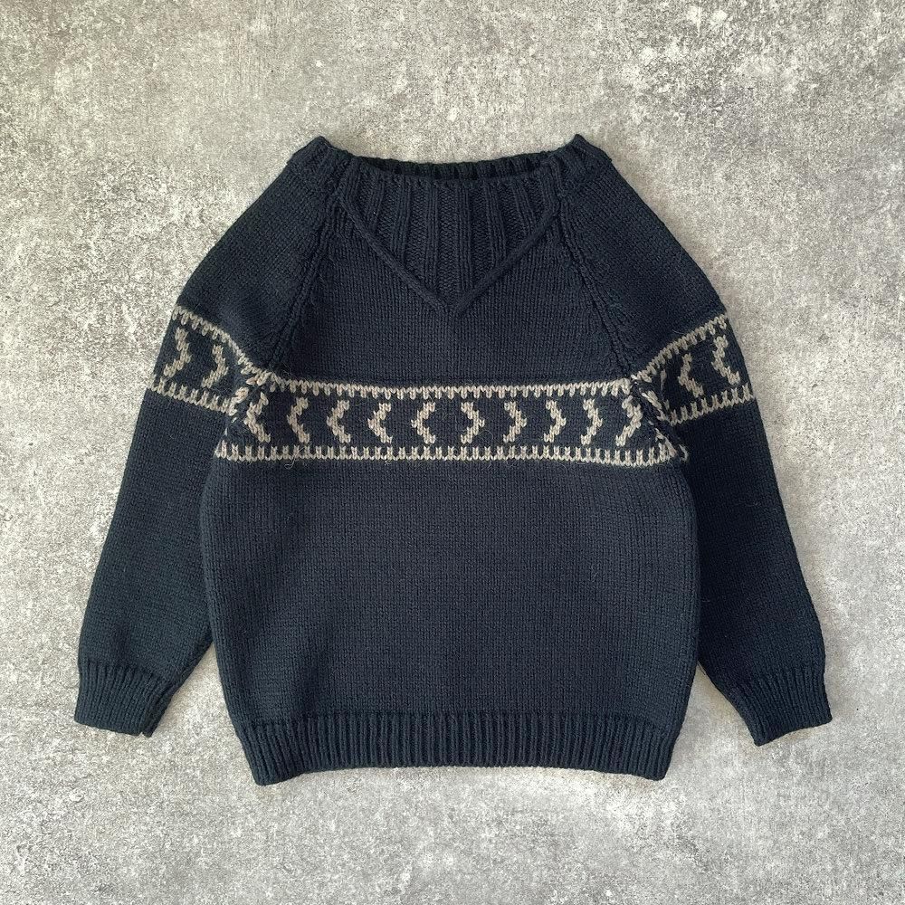 1 + in the family jumper MIEKE navy ワンモア イン ザ ファミリー 長袖ニット（ネイビー）