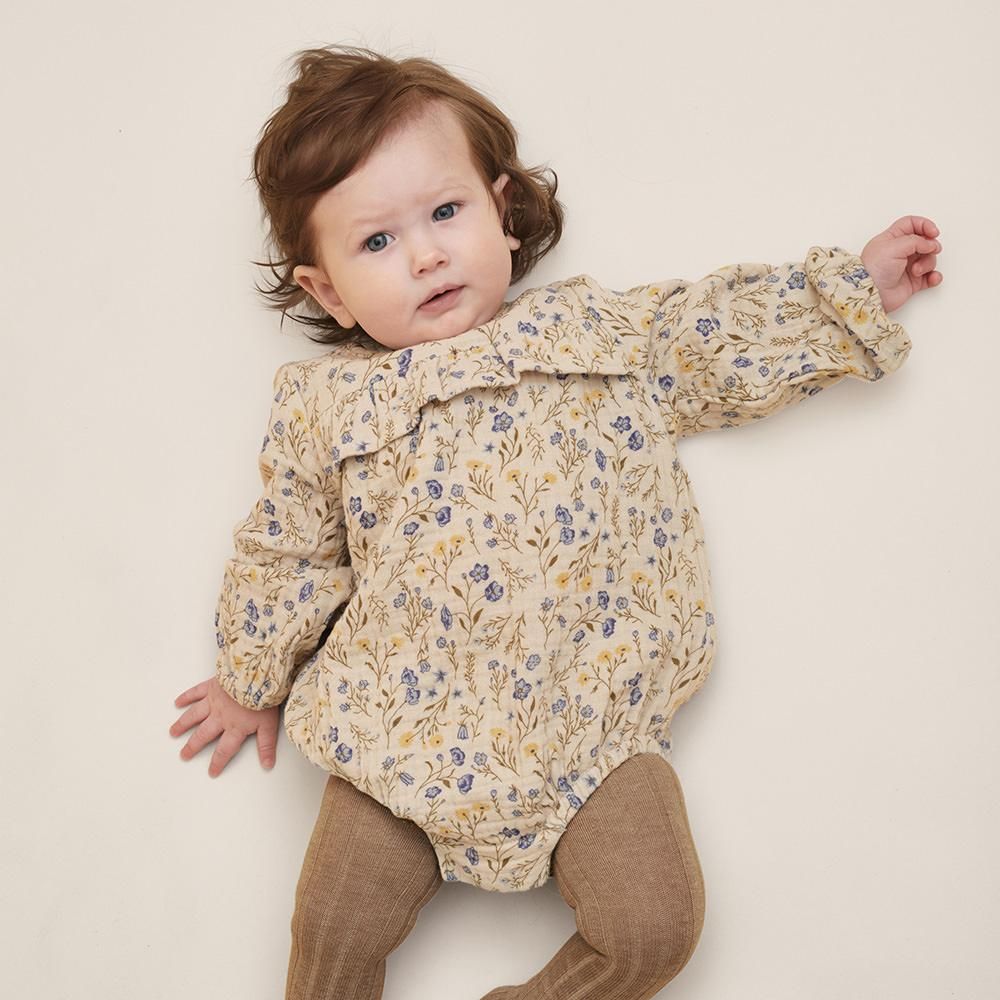 ��SALE��Garbo&Friends FLORA OAT MUSLIN ROMPER ����ܥ���ɥե�� ����Ĺµ����ѡ����ʥե����饪���ȡ�