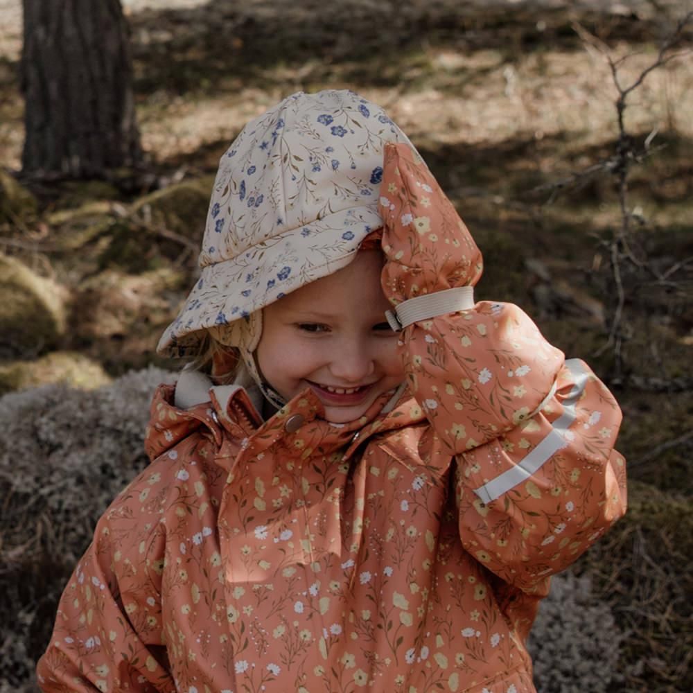 Garbo&Friends FLORA OAT LINED RAIN HAT ガルボアンドフレンズ 花柄スノーハット（フローラオート）