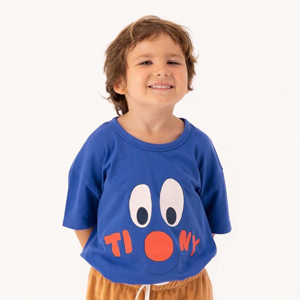 tinycottons TINY CLOWN TEE ultramarine タイニーコットンズ 半袖Tシャツ（ウルトラマリン）