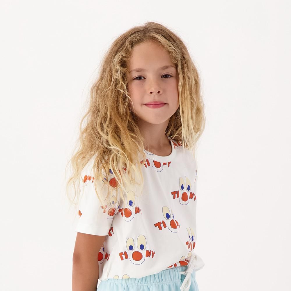 SALE20%OFF】tinycottons CLOWN S TEE off-white タイニー