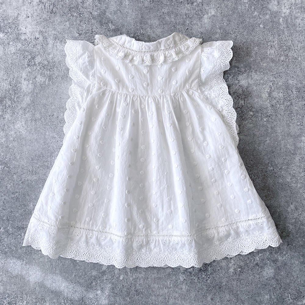 SALE】Louise Misha Dress Marla White ルイーズミーシャ フリル