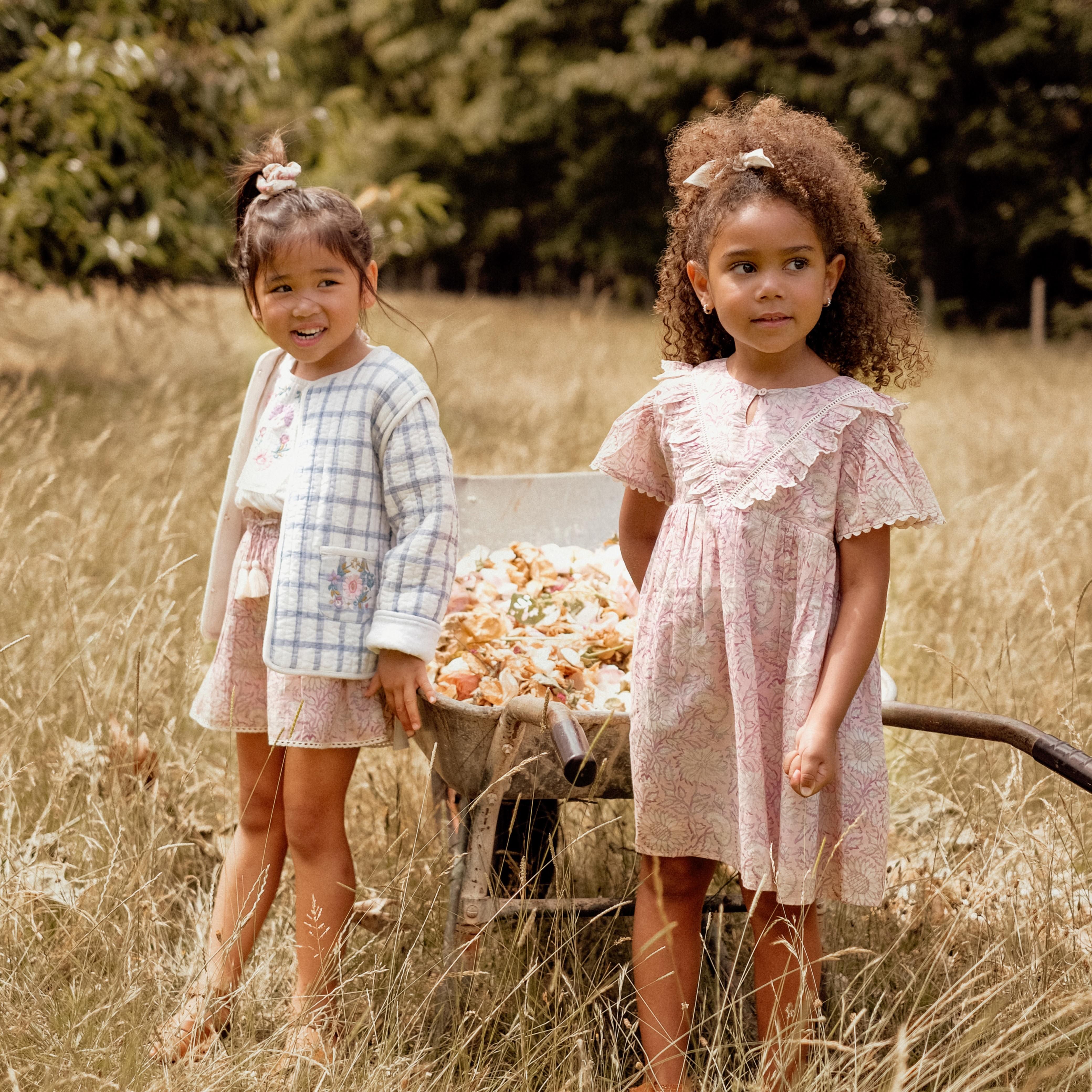 Louise Misha Dress Siloe Pink Daisy Garden ルイーズミーシャ
