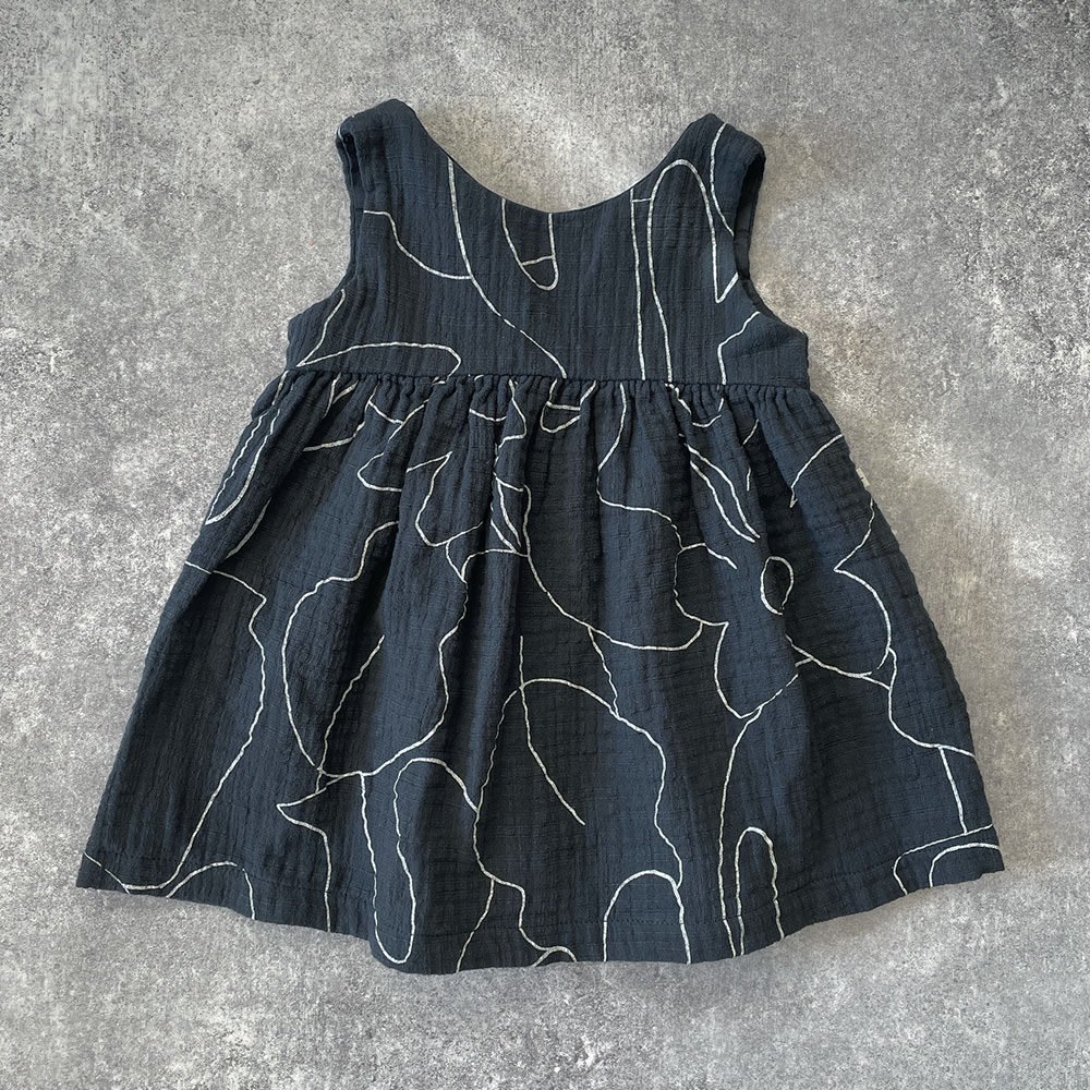 1 + in the family CAMELIA DRESS anthracite ワンモア イン ザ