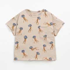 Play Up Jersey T-shirt with print and a breast pocketTextile Art CHROCET ץ쥤å 餲Tġʥåȡ