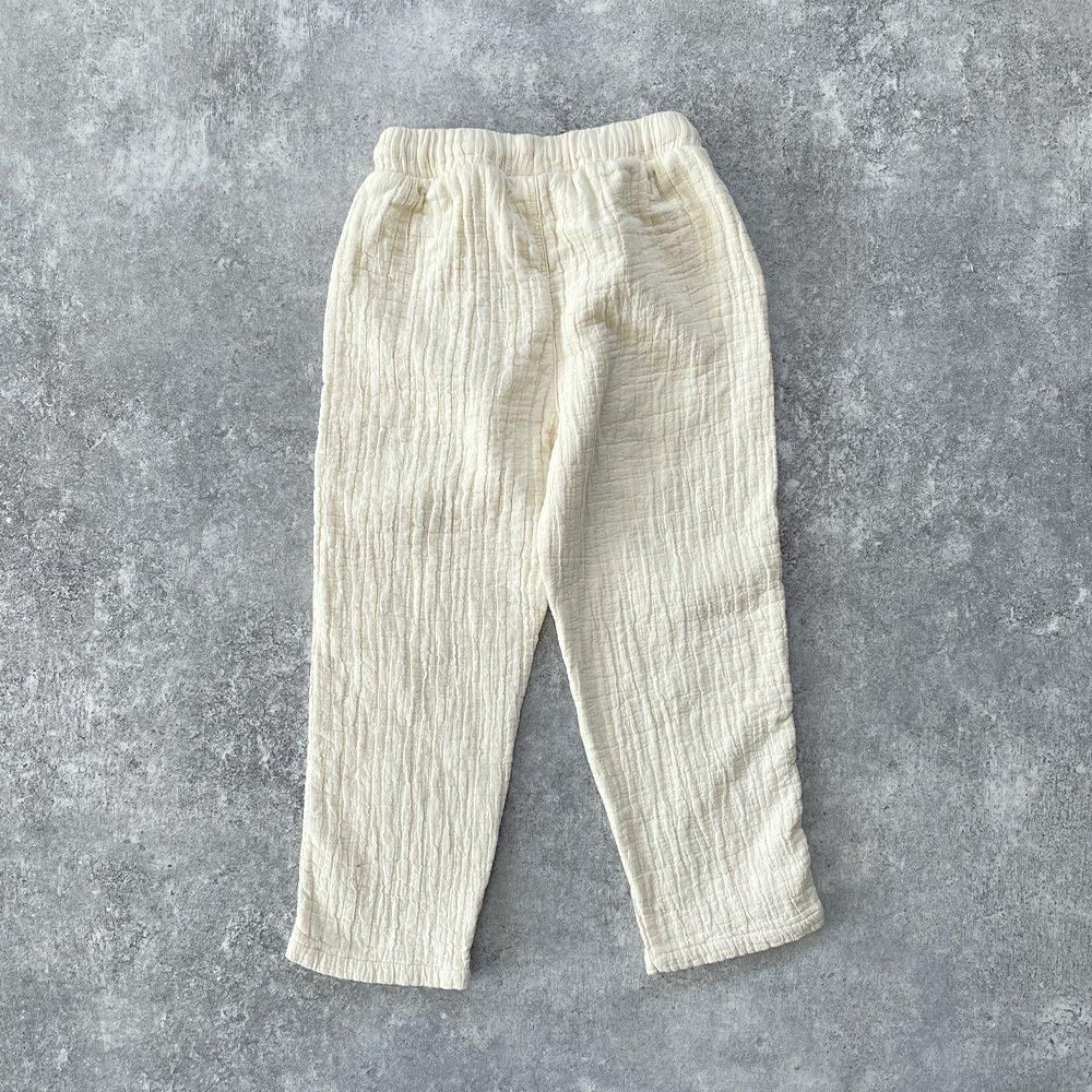 Play Up Cotton trousers Textile Art FIBER プレイアップ ロングパンツ（ファイバー）