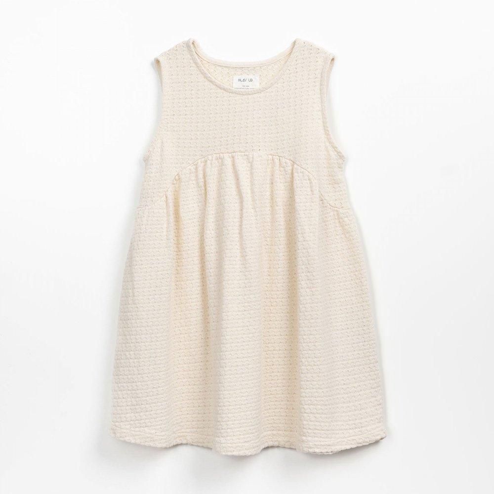 Play Up Organic cotton dress Textile Art FIBER プレイアップ ノースリーブワンピース（ファイバー）