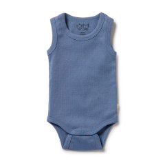 Wilson and Frenchy Organic Pointelle Singlet Bodysuit Rain Drop 륽  ե Ρ꡼֥ܥǥʥ쥤ɥåס
