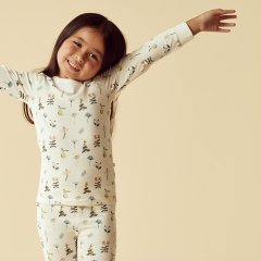 Wilson and Frenchy Organic Long Sleeved Pyjamas Petit Garden 륽  ե Ĺµѥޡʥץǥ
