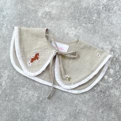 oucollie JANE B dusty beige ウコリ ホース つけ襟（ダスティベージュ）