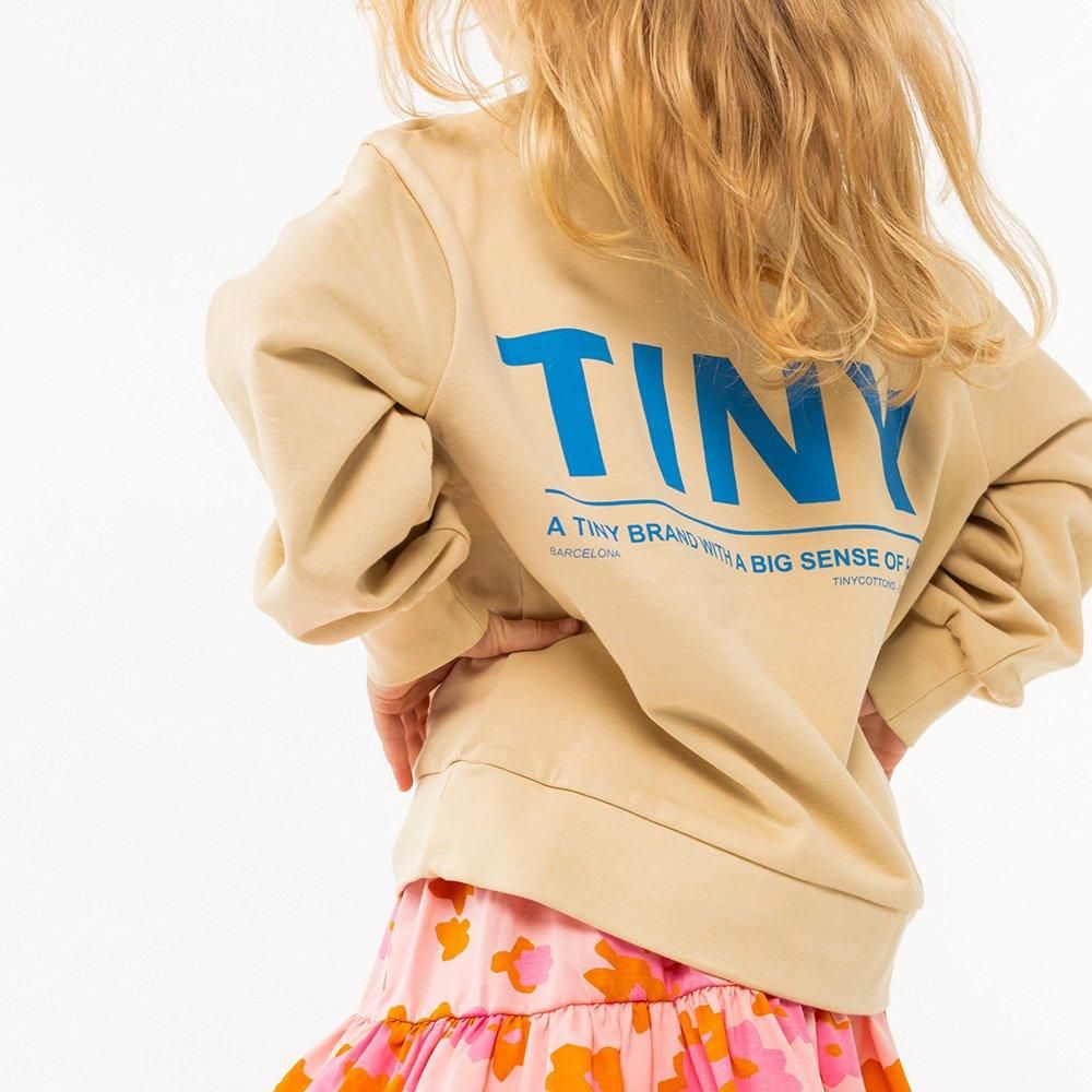 tinycottons TINY SWEATSHIRT vanilla タイニーコットンズ グラフィック長袖スウェット（バニラ）