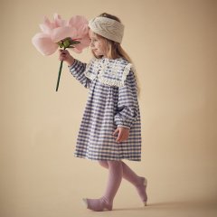 Louise Misha Dress Arinola Blue & Purple Checks 륤ߡ դԡʥ֥롼ѡץå