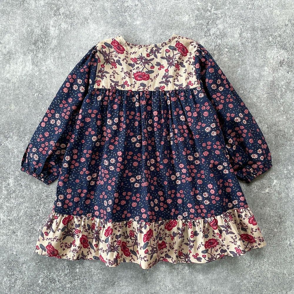 Louise Misha Dress Massilia Midnight StarGarden Cream