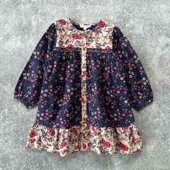 Louise Misha Dress Massilia Midnight StarGarden Cream Poppies Ĺµԡʥߥåɥʥȥǥ/꡼ݥԡ