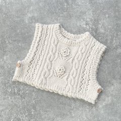 Louise Misha Vest Chabyna Cream 륤ߡ ˥åȥ٥ȡʥ꡼